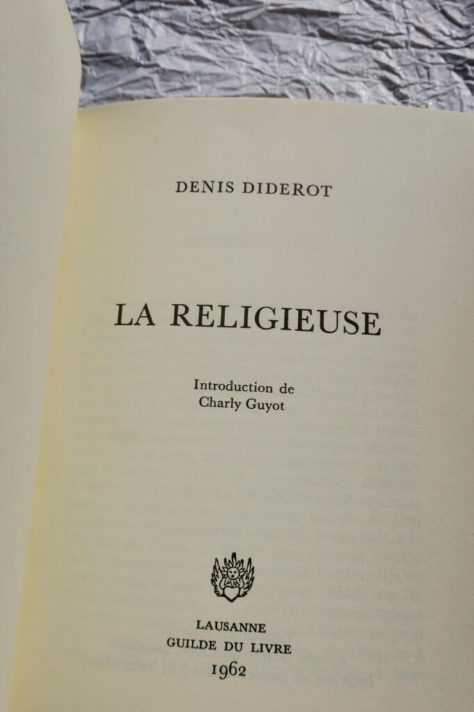DIDEROT LA RELIGIEUSE