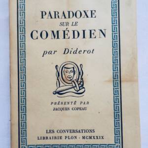 DIDEROT Paradoxe sur le comédien ill-Tcherkessof