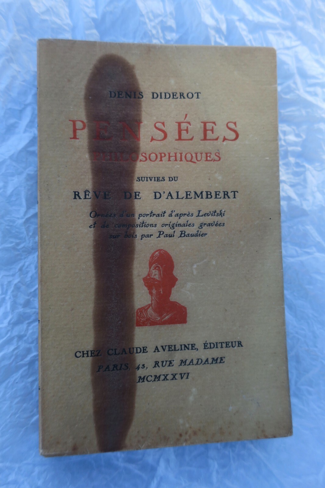 哲学的思考とダランベールの夢<span class="lla-card-orig-wrap"><span class="lla-card-orig">❦ DIDEROT Pensées philosophiques. Suivies du Rêve 1926</span></span> - La Librairie Antique