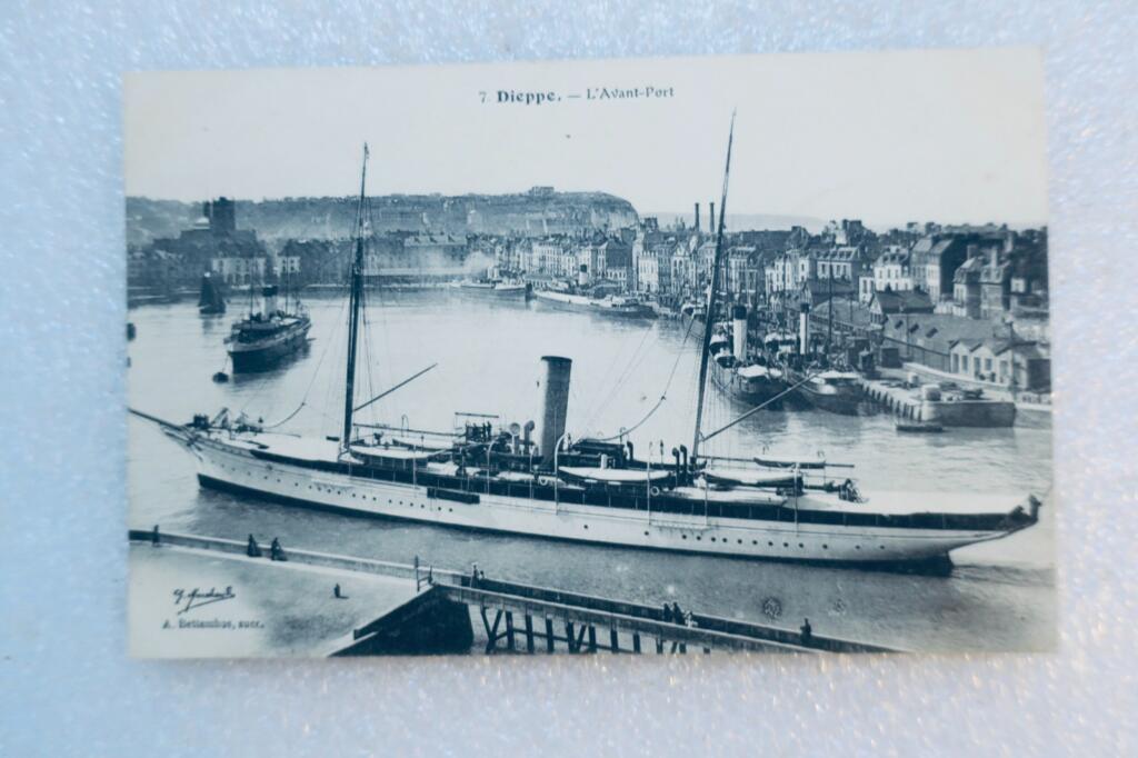 Überblick über den Hafen von Dieppe