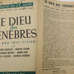 Dieu des Ténèbres. The God that Failed. Gide (André). - Koestler ...