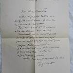 Dignimont lettre manuscrite autographe signée