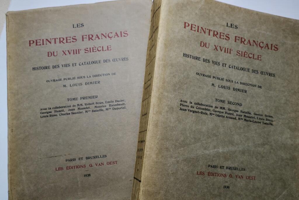 French Painters of the 18th Century - Comprehensive History & Works Catalog