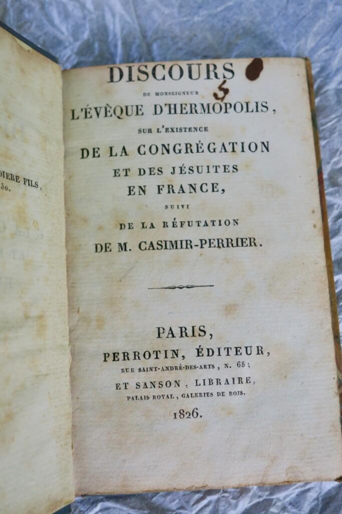 Bischofsvortrag über die Jesuiten in Frankreich