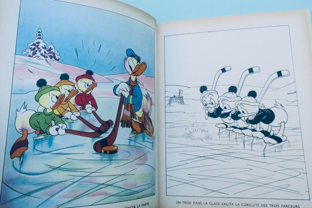 Donald plays hockey