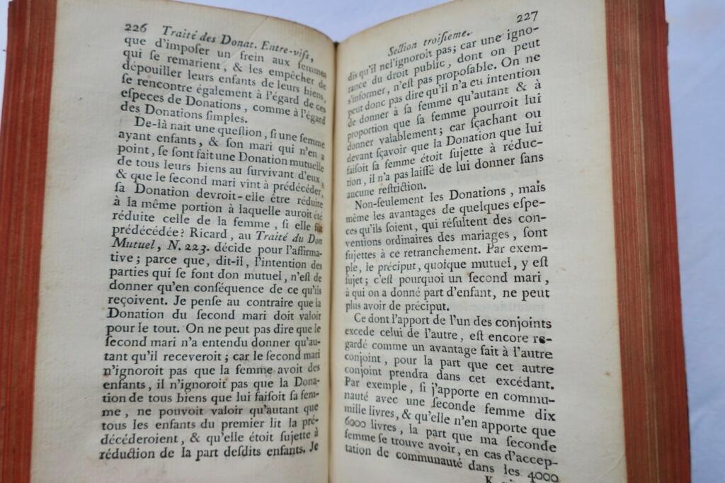 donations Pothier Oeuvres posthumes de M. Pothier 1778
