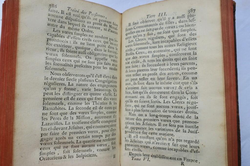 donations Pothier Oeuvres posthumes de M. Pothier 1778