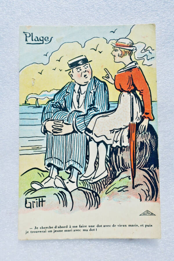 dot GRIFF Plages Je cherche d'abord à me faire une dote avec de vieux maris..
