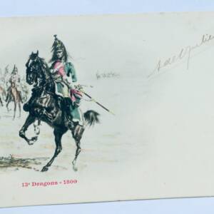 DRAGON 13 e dragons 1800 Malespine del. Bergeret Nancy