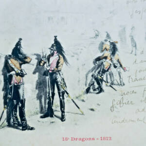 DRAGON 18e dragons 1812 Malespine del. Bergeret Nancy