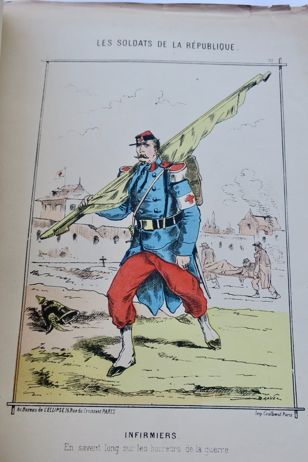 French Army in Campaign<span class="lla-card-orig-wrap"><span class="lla-card-orig">❦ DRANER Les Soldats de La République, l’armée française en campagne</span></span> - La Librairie Antique