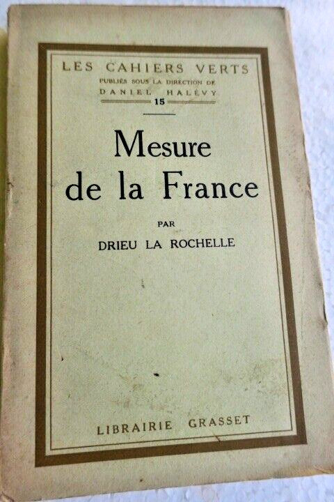 DRIEU LA ROCHELLE MEDIDA DE FRANCIA