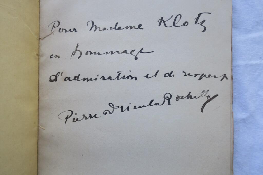 Interrogation 1917 with author's dedication