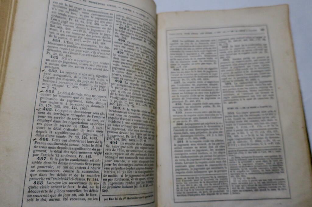 French Legislative Codes with Annotations