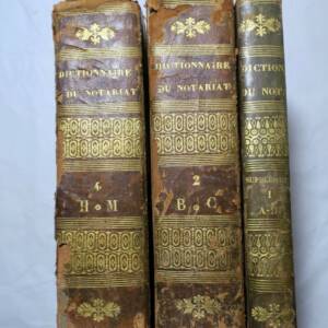 Droit Dictionnaire du Notariat précédé d'un recueil des édits, lois, etc....
