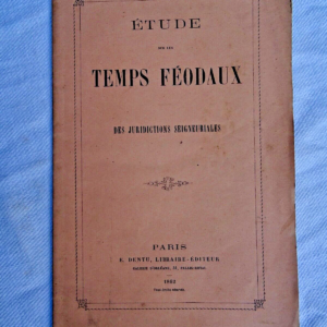 Feudal Law Study 1862