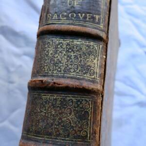 Droit Jean Bacquet 1658 avocat du roy en la chambre du trésor 1658