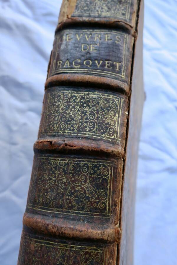Droit Jean Bacquet 1658 avocat du roy en la chambre du trésor 1658