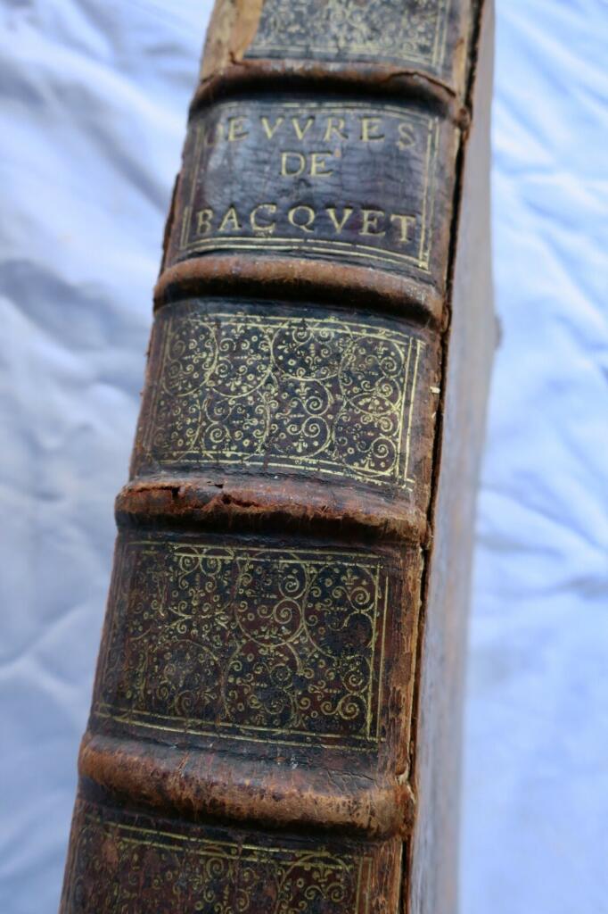 Droit Jean Bacquet 1658 avocat du roy en la chambre du trésor 1658