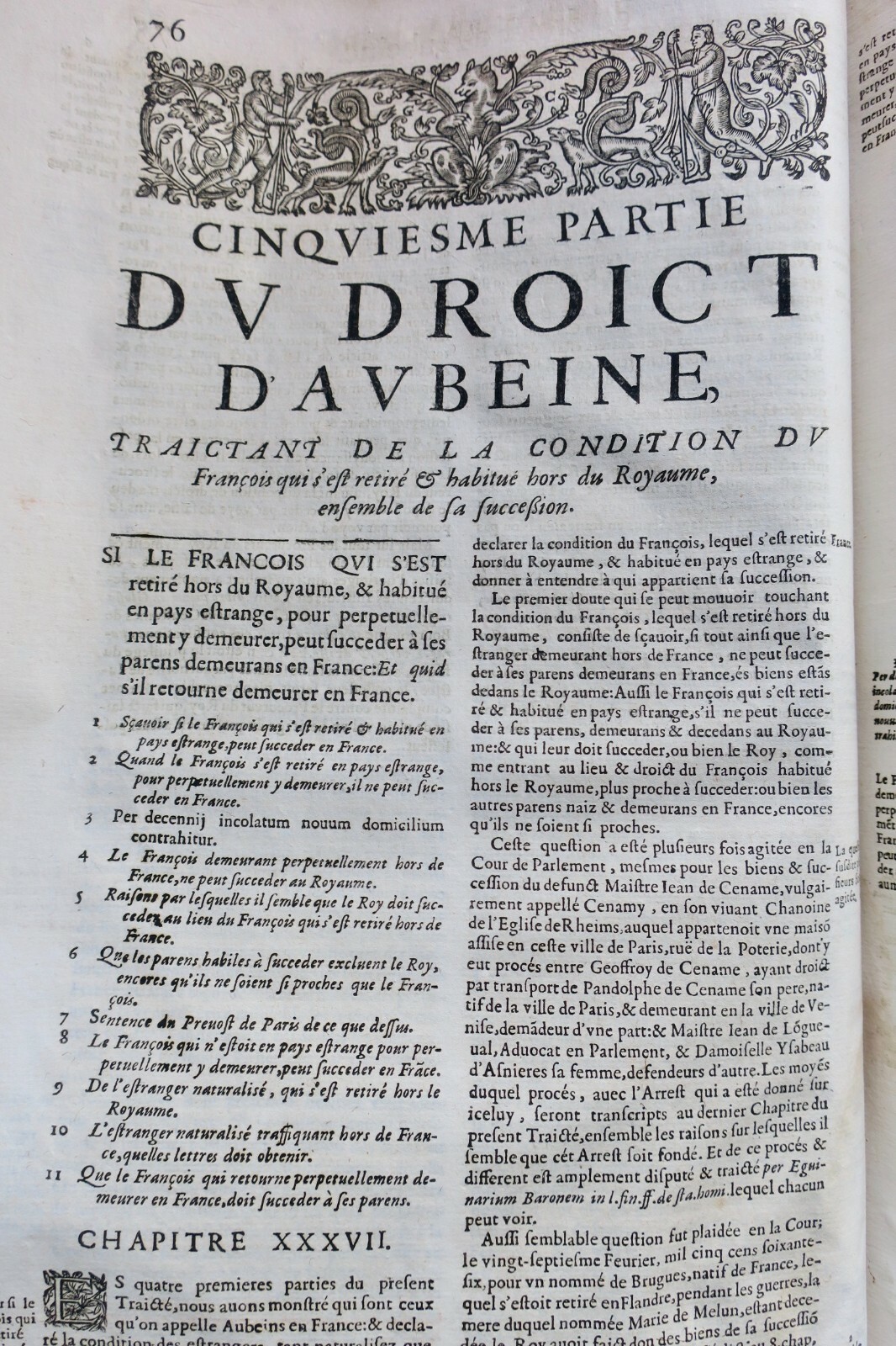 Droit Jean Bacquet 1658 avocat du roy en la chambre du trésor 1658 – Image 6
