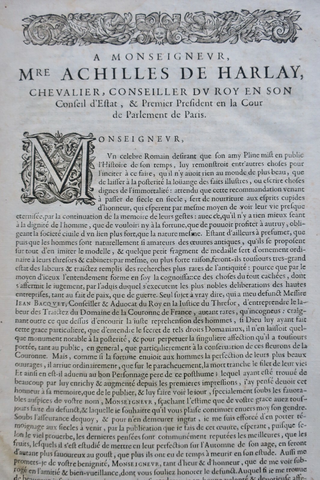Droit Jean Bacquet 1658 avocat du roy en la chambre du trésor 1658 – Image 8