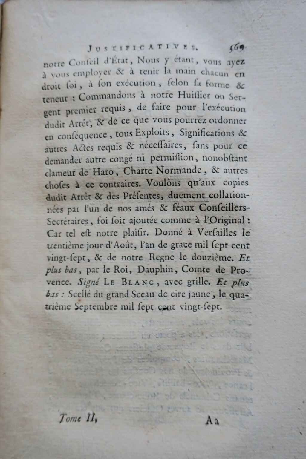 Legal Treatise on French Marshals Court