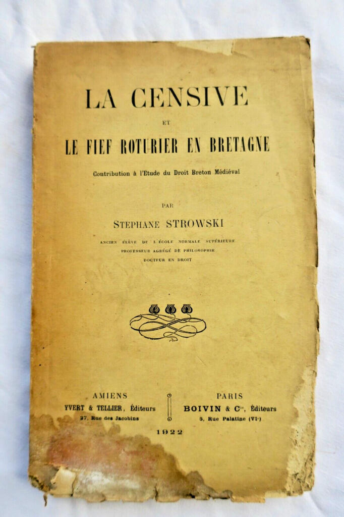 Medieval Breton feudal law and property rights
