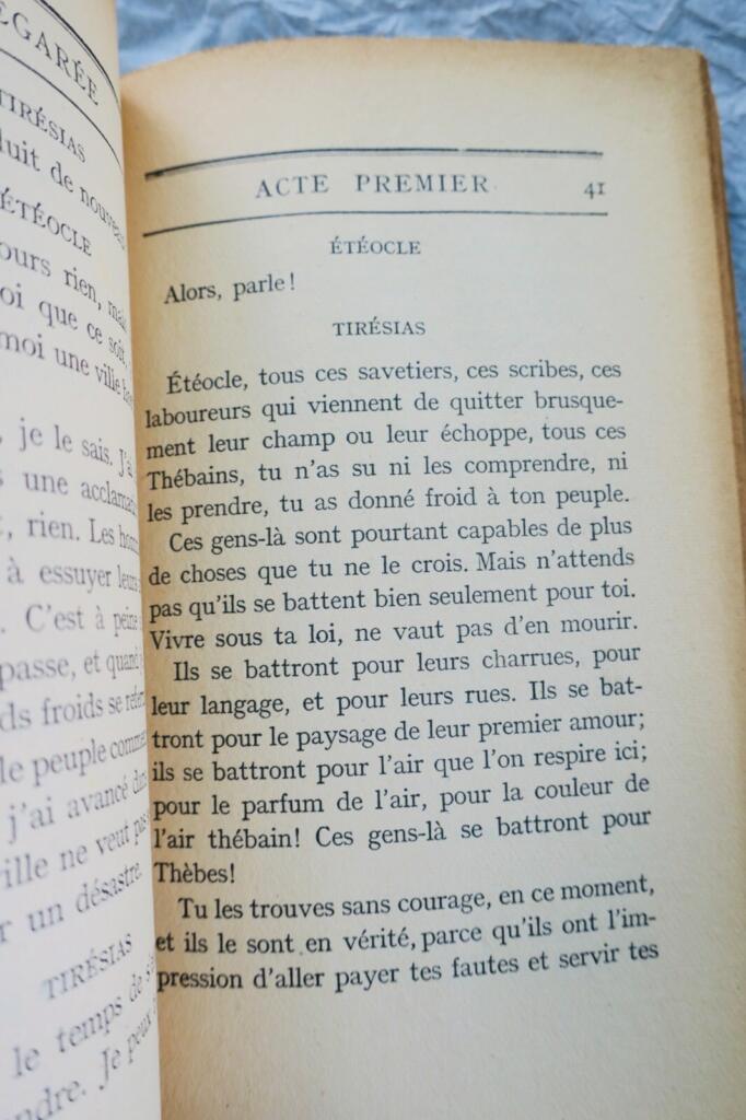 Autograph manuscript pages from Mégarée