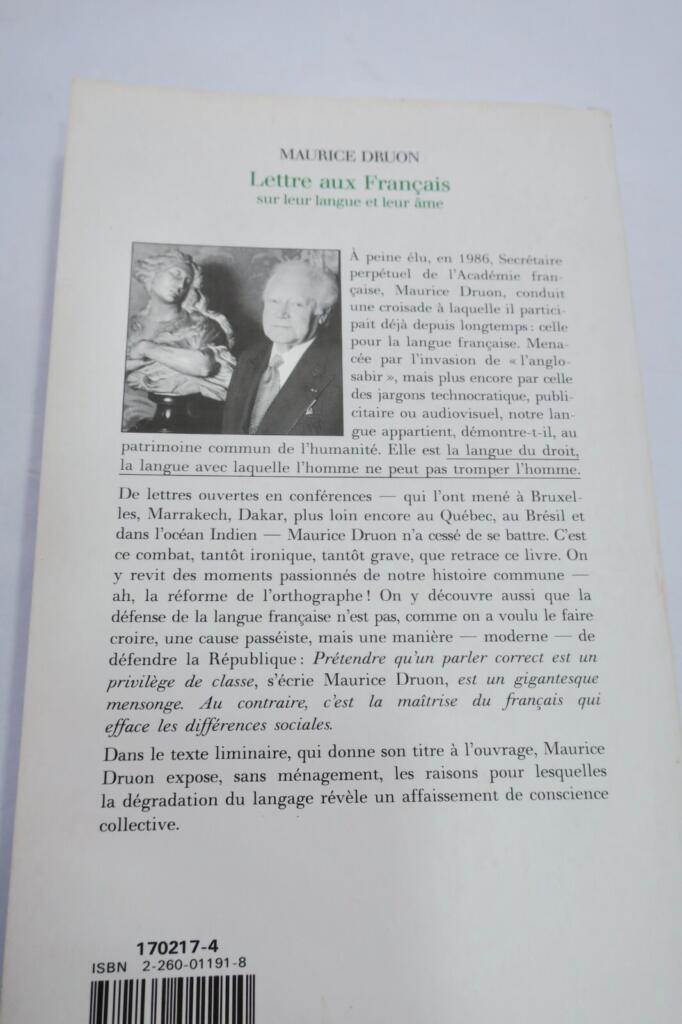 フランス言語と国魂についての手紙集