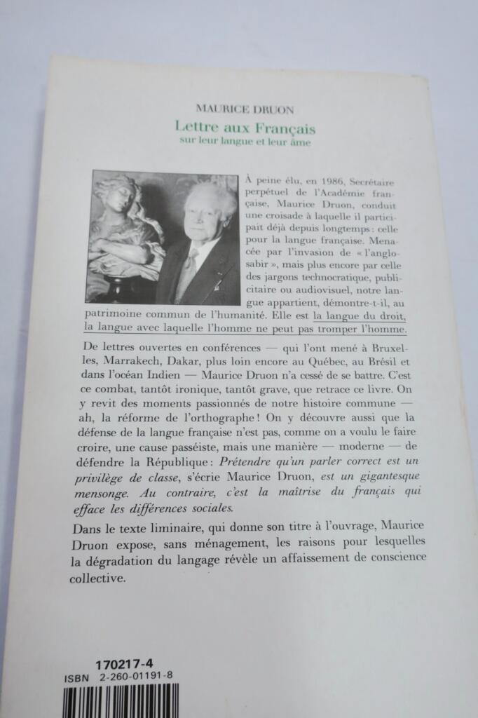 Reflections on French Language and National Identity