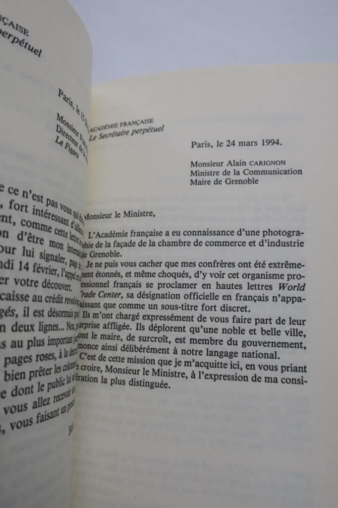 Reflections on French Language and National Identity