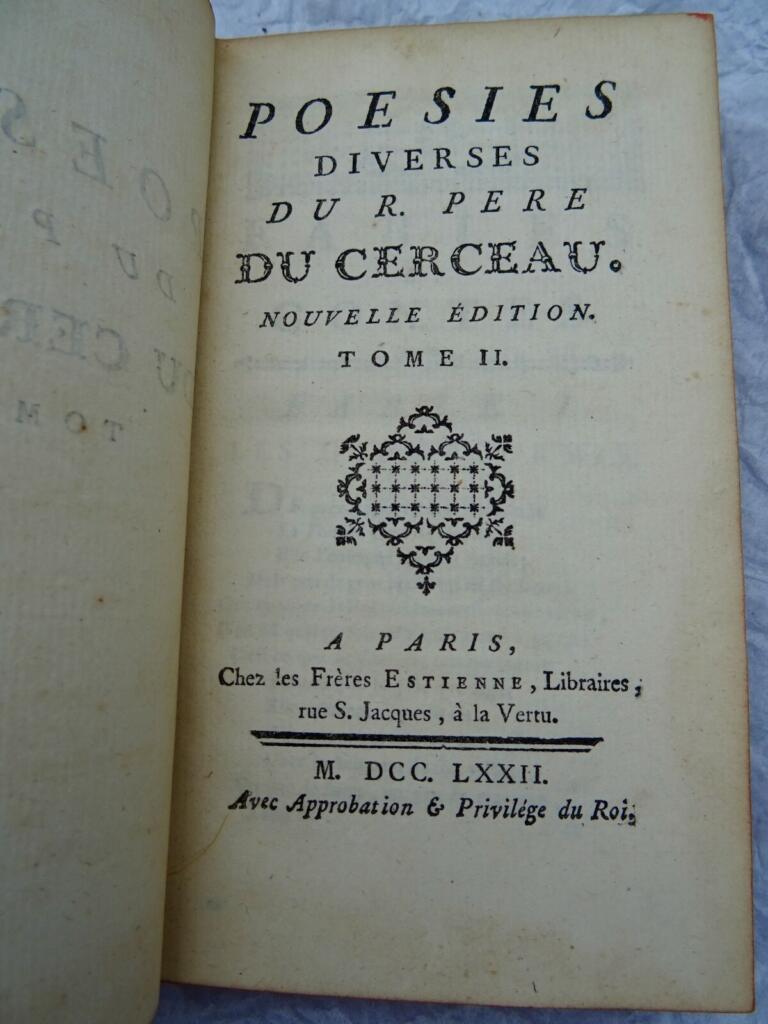 Collected Poems by Father du Cerceau