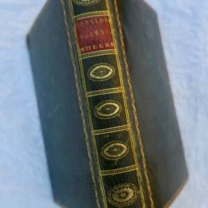 DU CLOS Charles CONSIDERATIONS SUR LES MOEURS DE CE SIECLE 1764