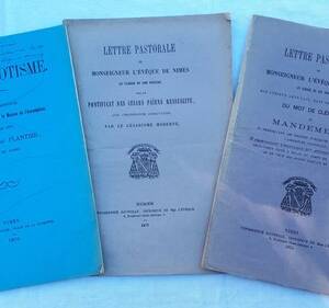 Du patriotisme 1873 par Monseigneur Plantier Nimes..