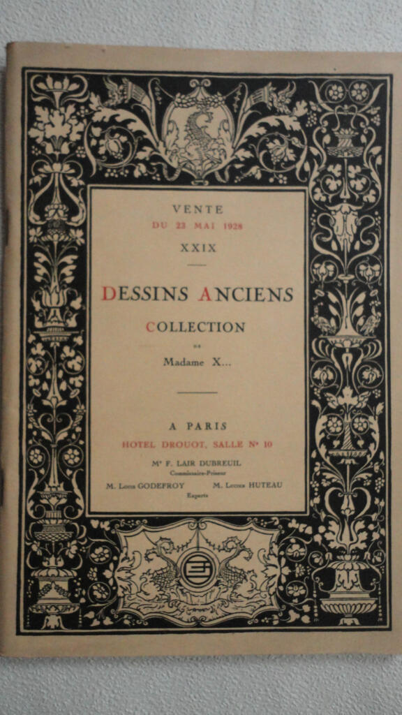 Old Masters Drawings Collection Auction Catalog