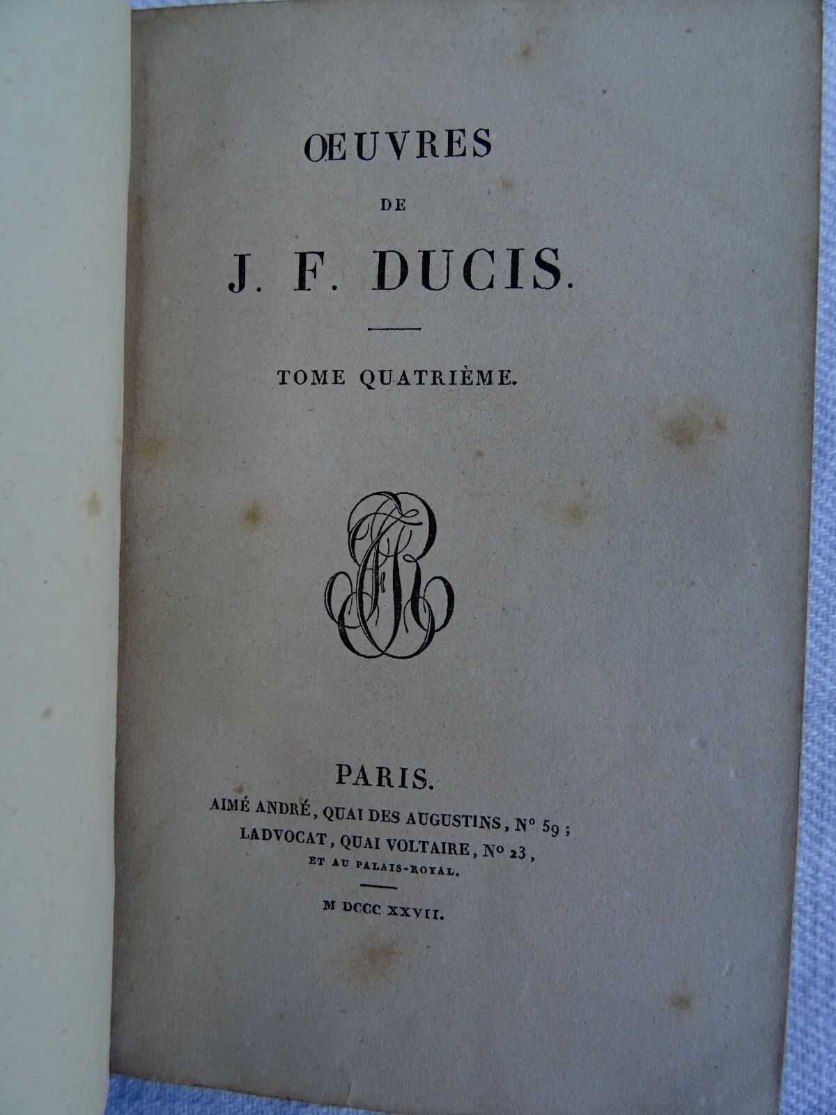 Gesammelte Werke von DUCIS - Image 8