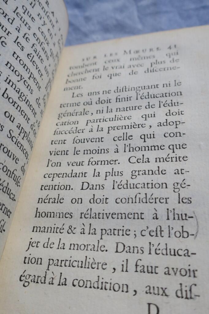 Duclos Considérations sur les moeurs de ce siècle 1751