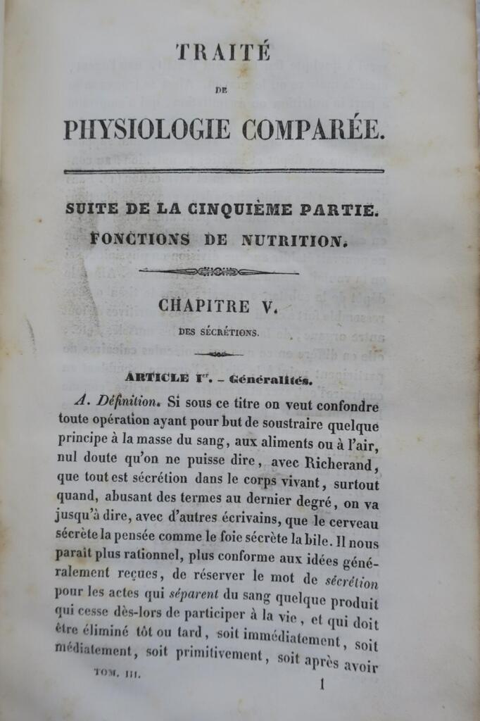 Vergleichende Physiologie von Mensch und Tier