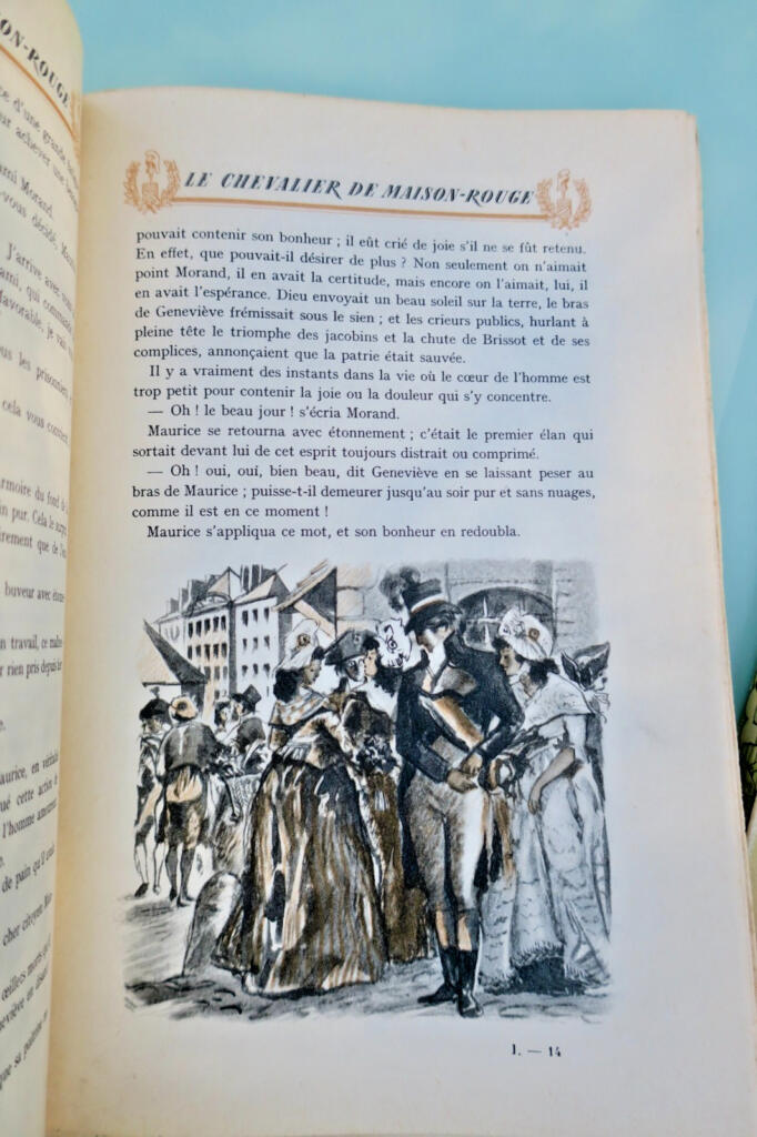 DUMAS ALEXANDRE LE CHEVALIER DE MAISON ROUGE illustré par Pierre Noël