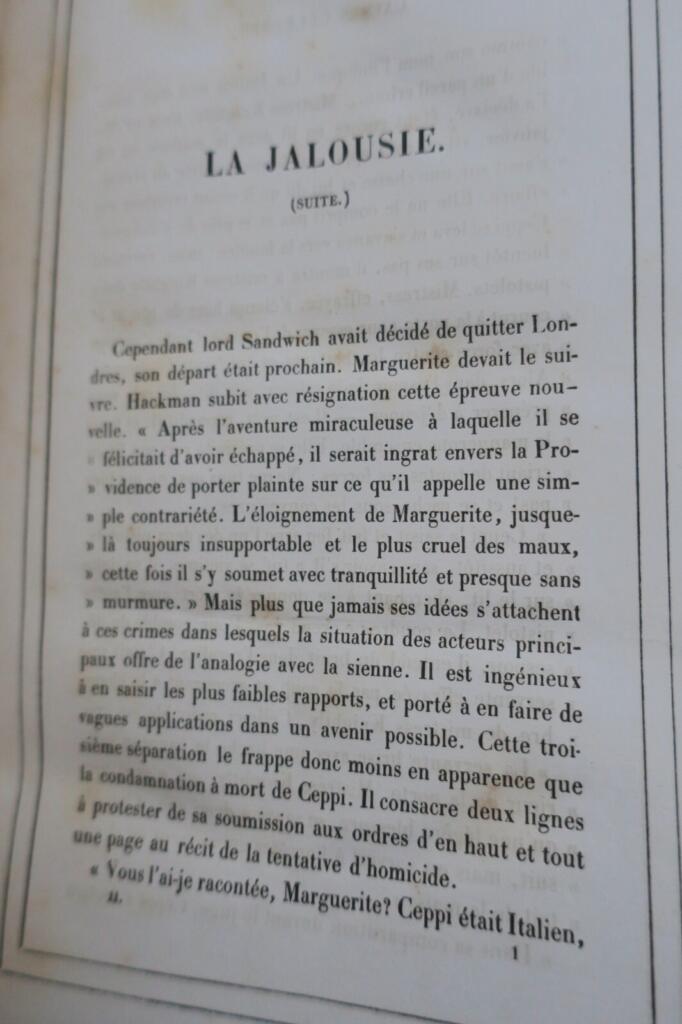 Berühmte Verbrechen und Kriminalfälle - 1842