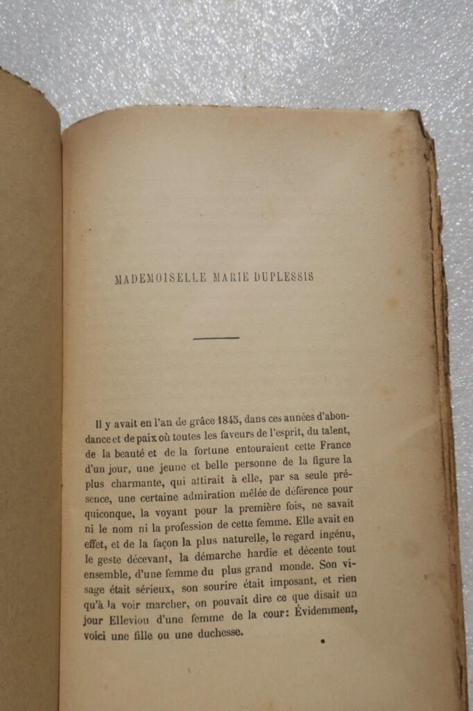 Dumas Fils, with a Preface by Jules Janin The Lady of the Camellias 1926
