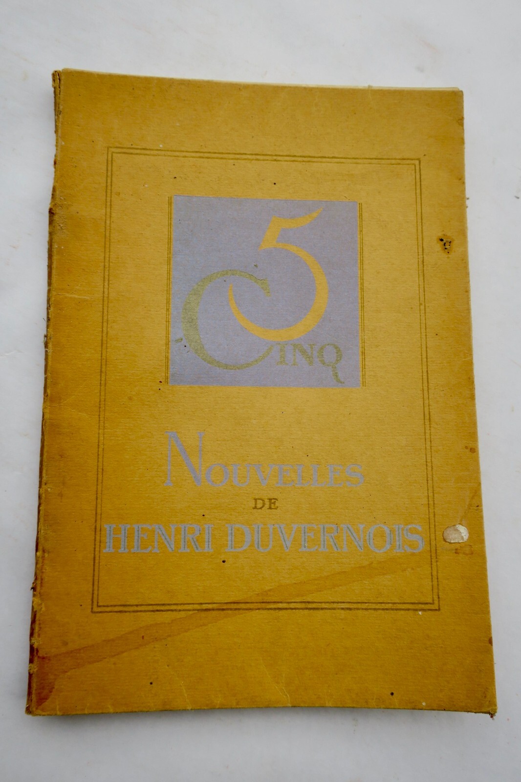 DUVERNOIS Illustré par Georges GAUDION. Cinq Nouvelles - La Librairie Antique