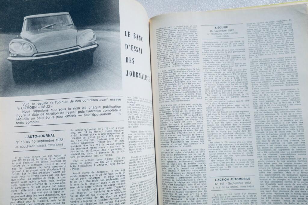 Citroën DV 23 - Technical Manual May 1973