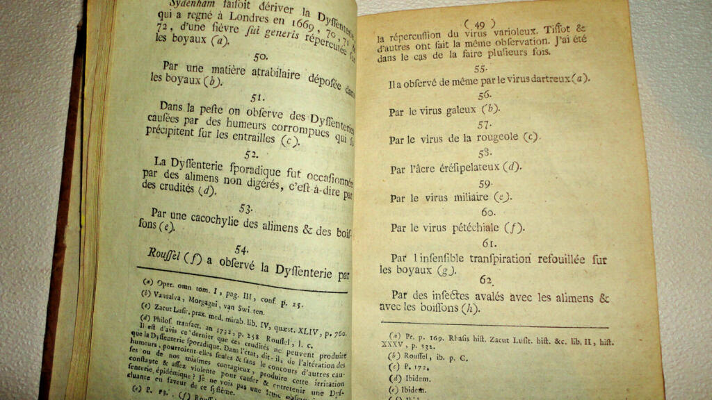 dyssenterie Traité de la dyssenterie 1800