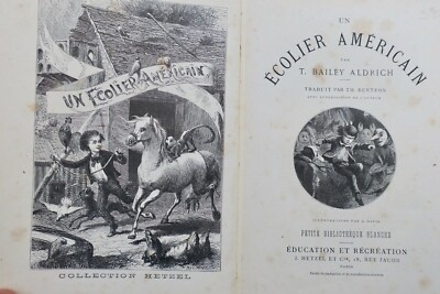 美国学生与冒险故事<span class="lla-card-orig-wrap"><span class="lla-card-orig">❦ ECOLIER AMERICAIN Hetzel + le petit Jack ill-Froelich</span></span> - La Librairie Antique