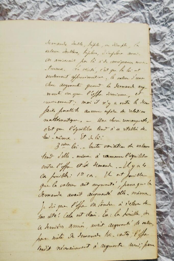 Manuskript-Notizbuch zur Politischen Ökonomie