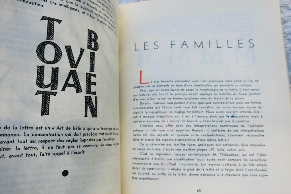 ECRITURE ET SON DESSIN 1948