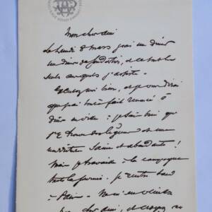 Edouard DETAILLE lettre autographe signée