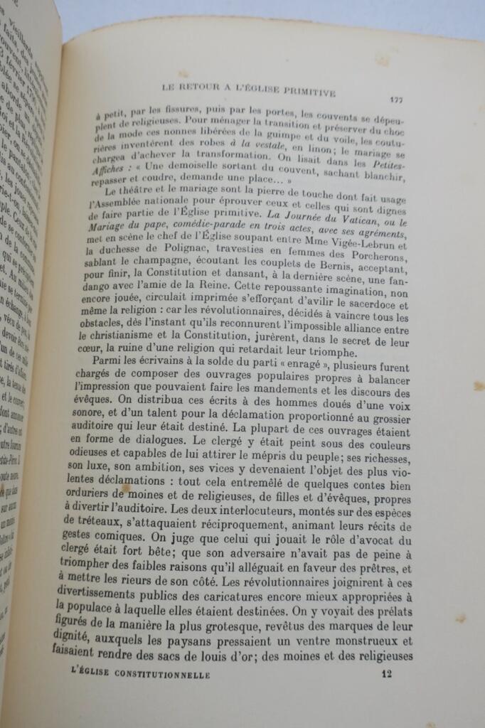 EGLISE CONSTITUTIONNELLE 1790-1791