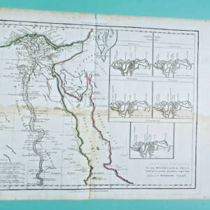Egypte Ancienne Delamarche vers 1860 48 x 32 cm